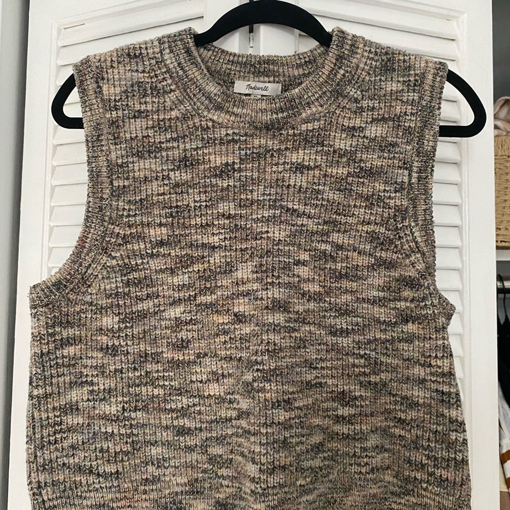 Madewell Multicolor Knit Sweater Vest